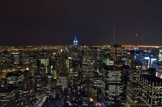 New York in der Nacht 